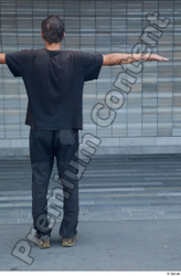 Whole Body Man T poses White Casual Average Standing Street photo references